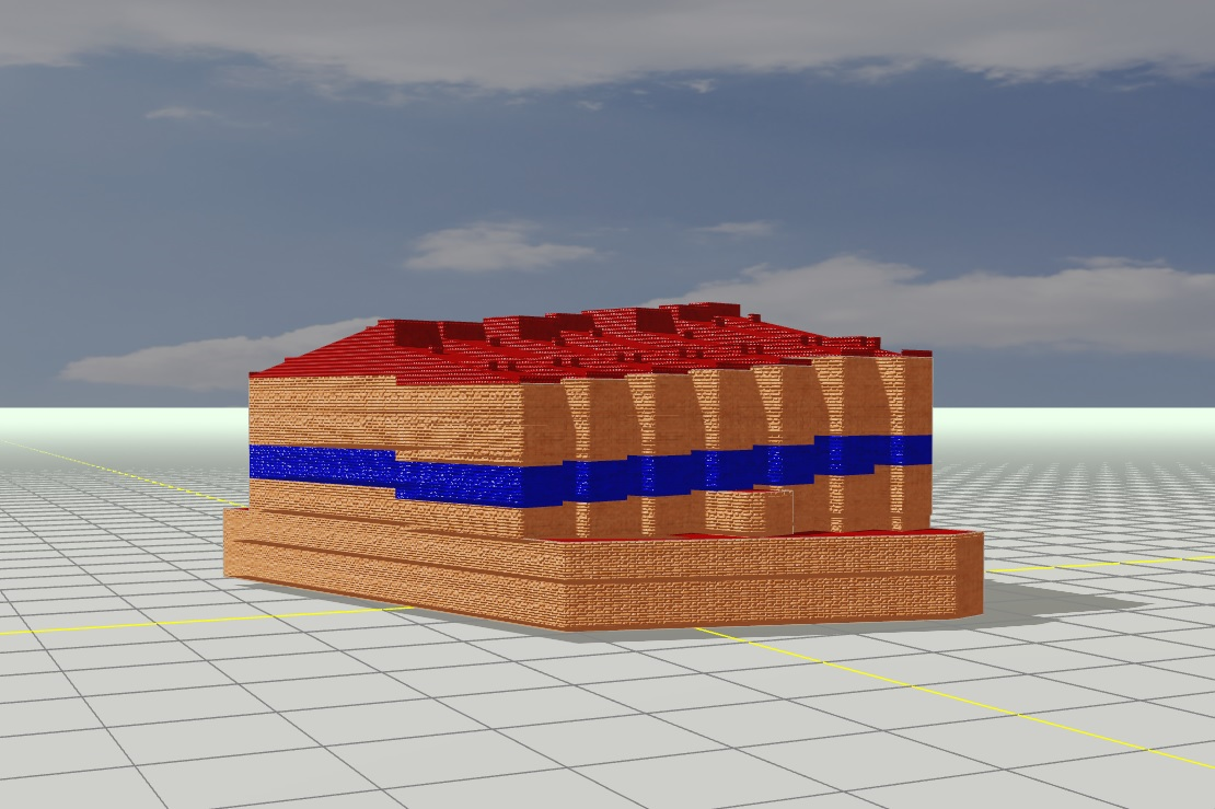 3D yapı modelinin ekran görüntüsü